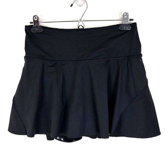 Athleta Black Ace Tennis Skort 13.5" Small preppy country club athletic 657545 - Picture 1 of 7